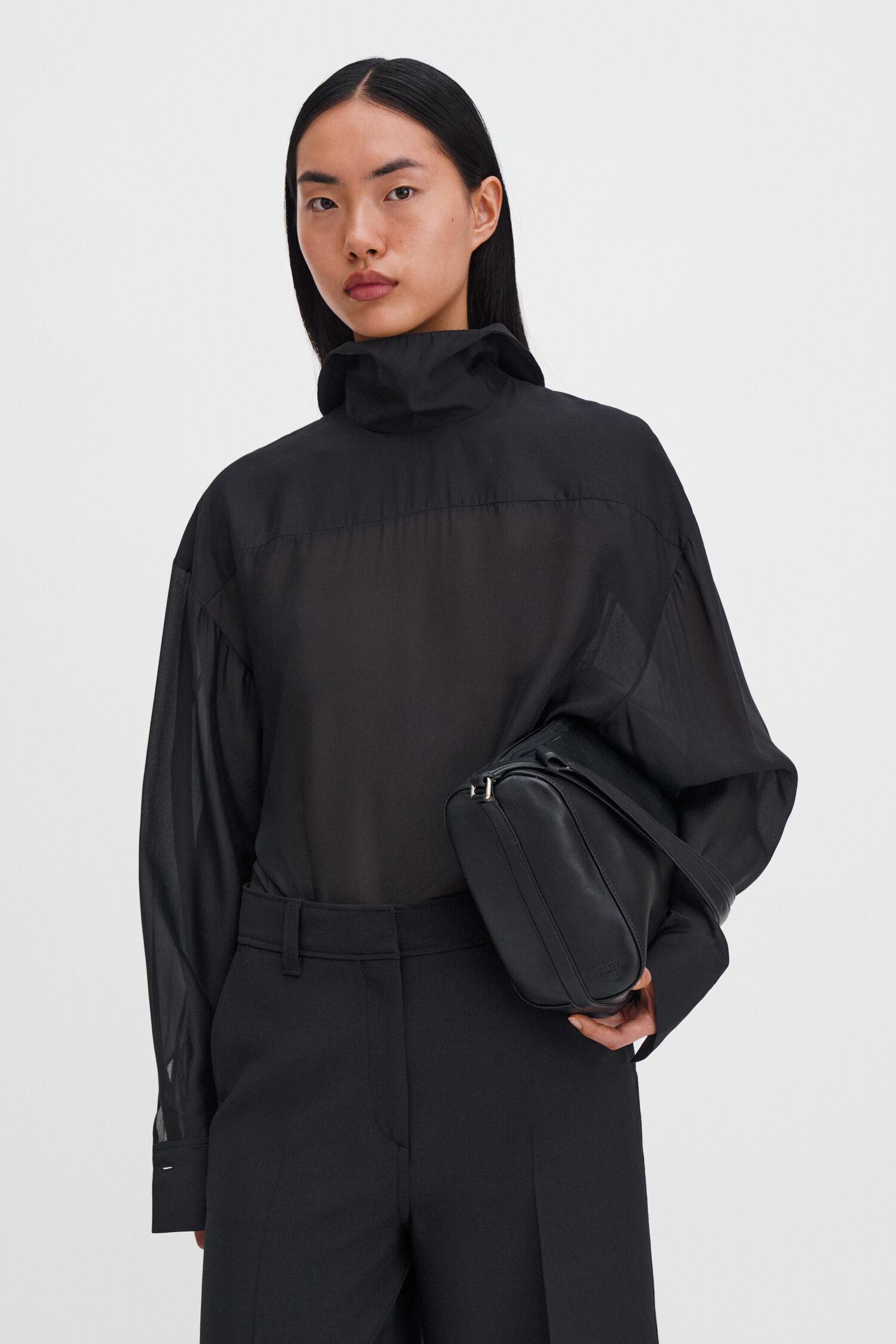 Fold Collar Blouse by FILIPPA K