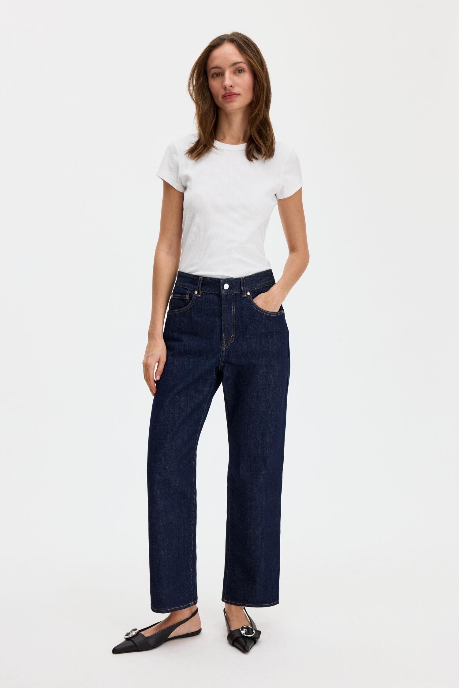 High Waisted Cropped Jeans by FILIPPA K