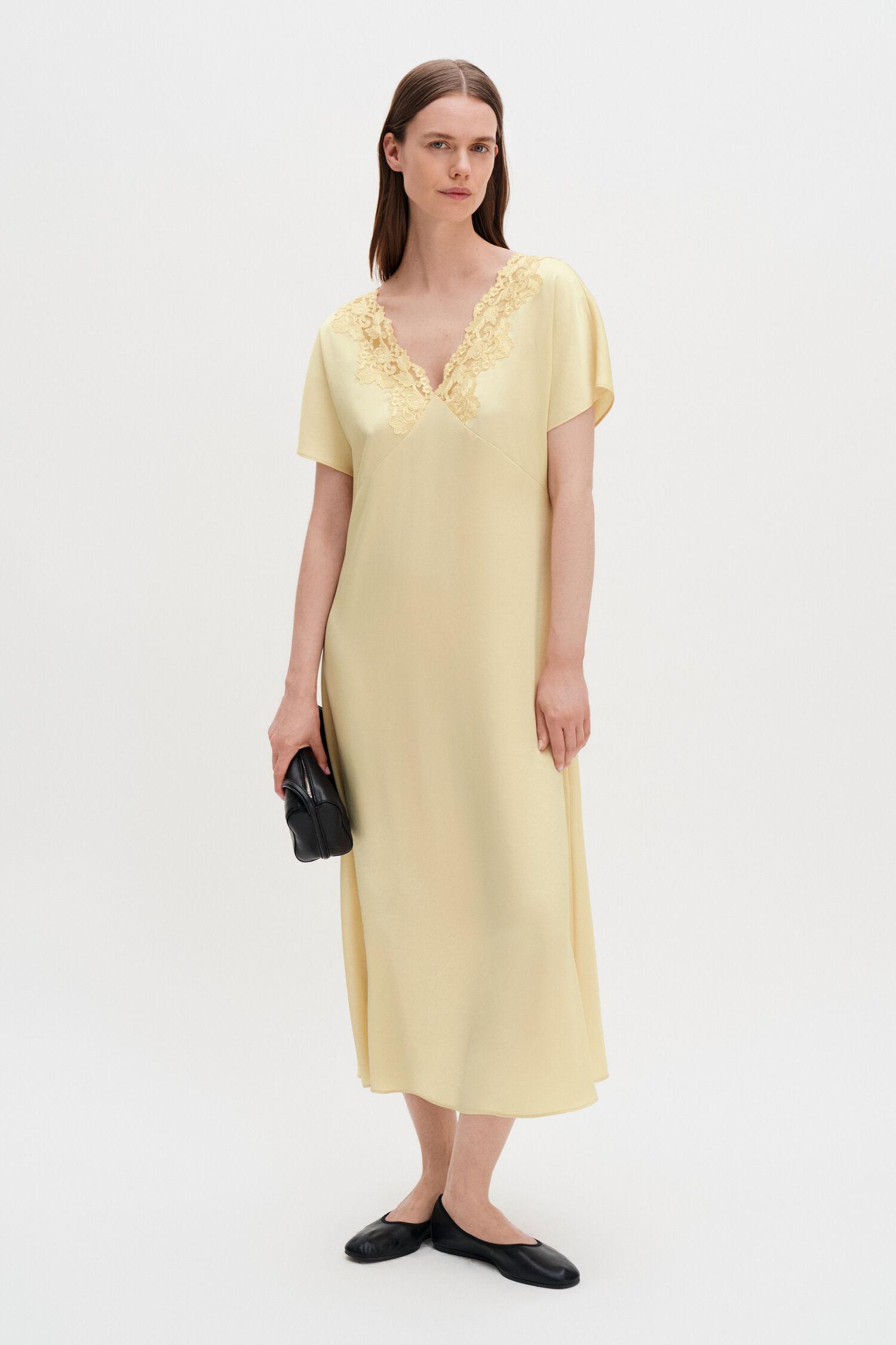 Lace Detail Dress by FILIPPA K