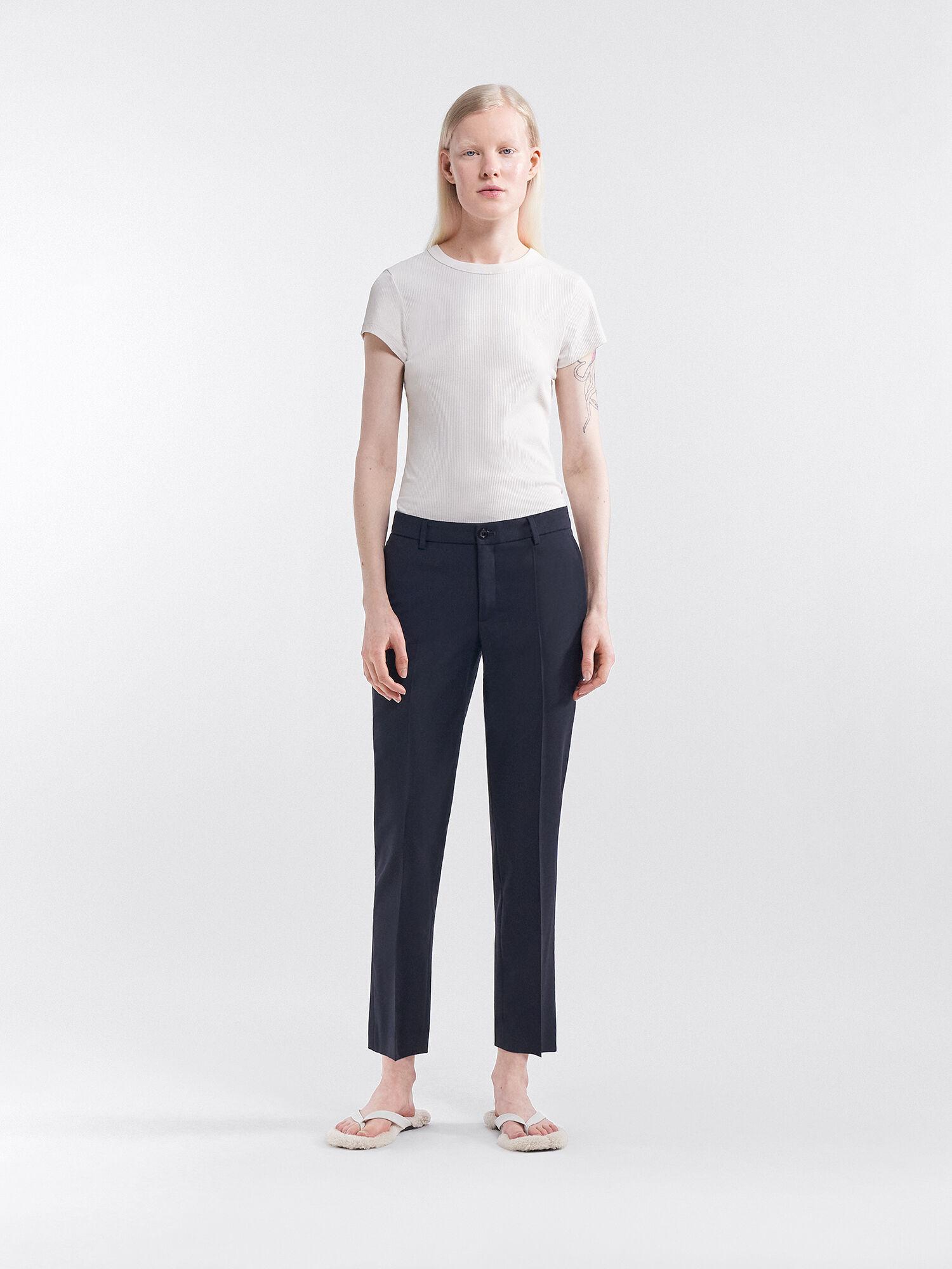 Luisa Cropped Cool Wool Slacks by FILIPPA K