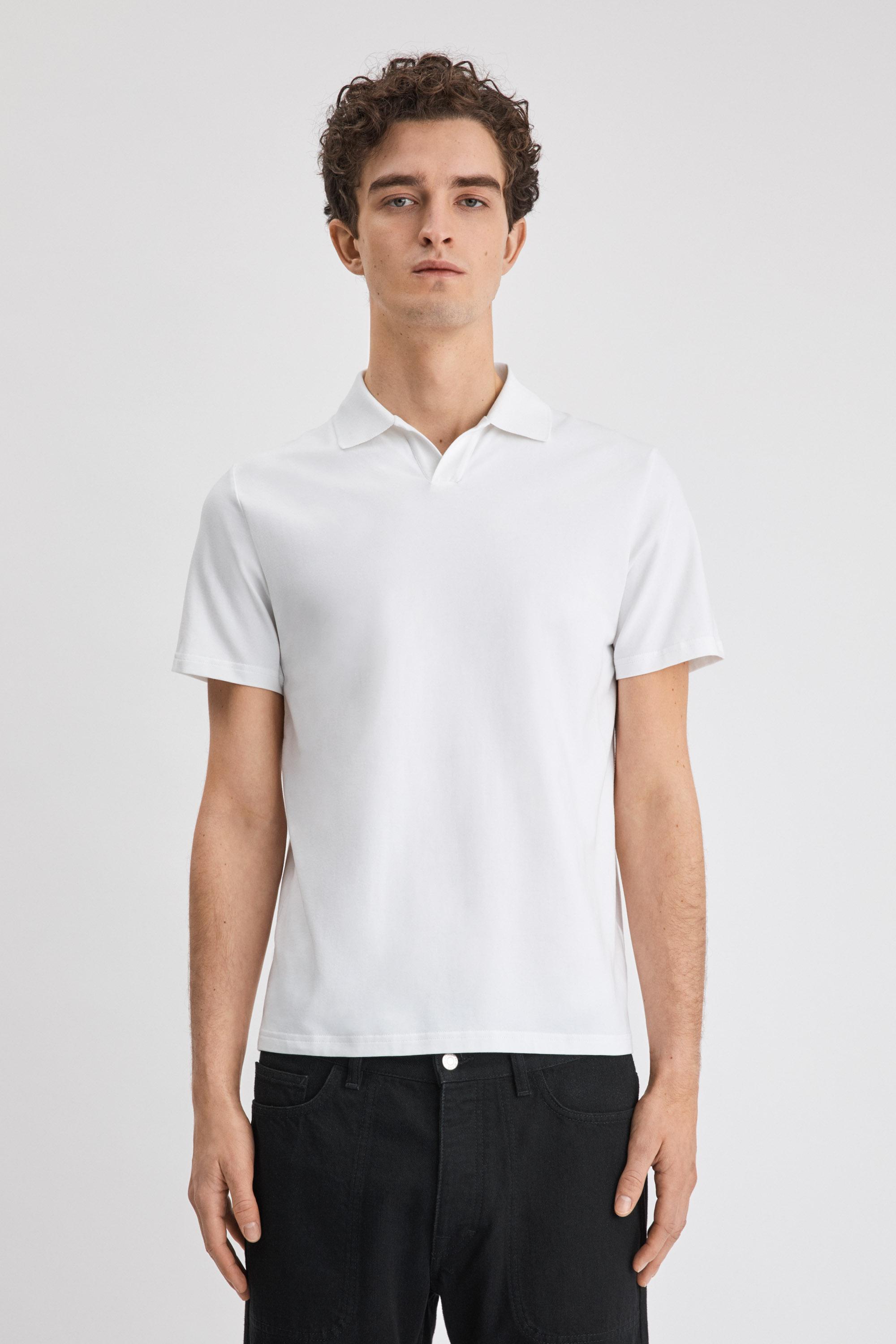 M. Lycra Polo T-Shirt by FILIPPA K