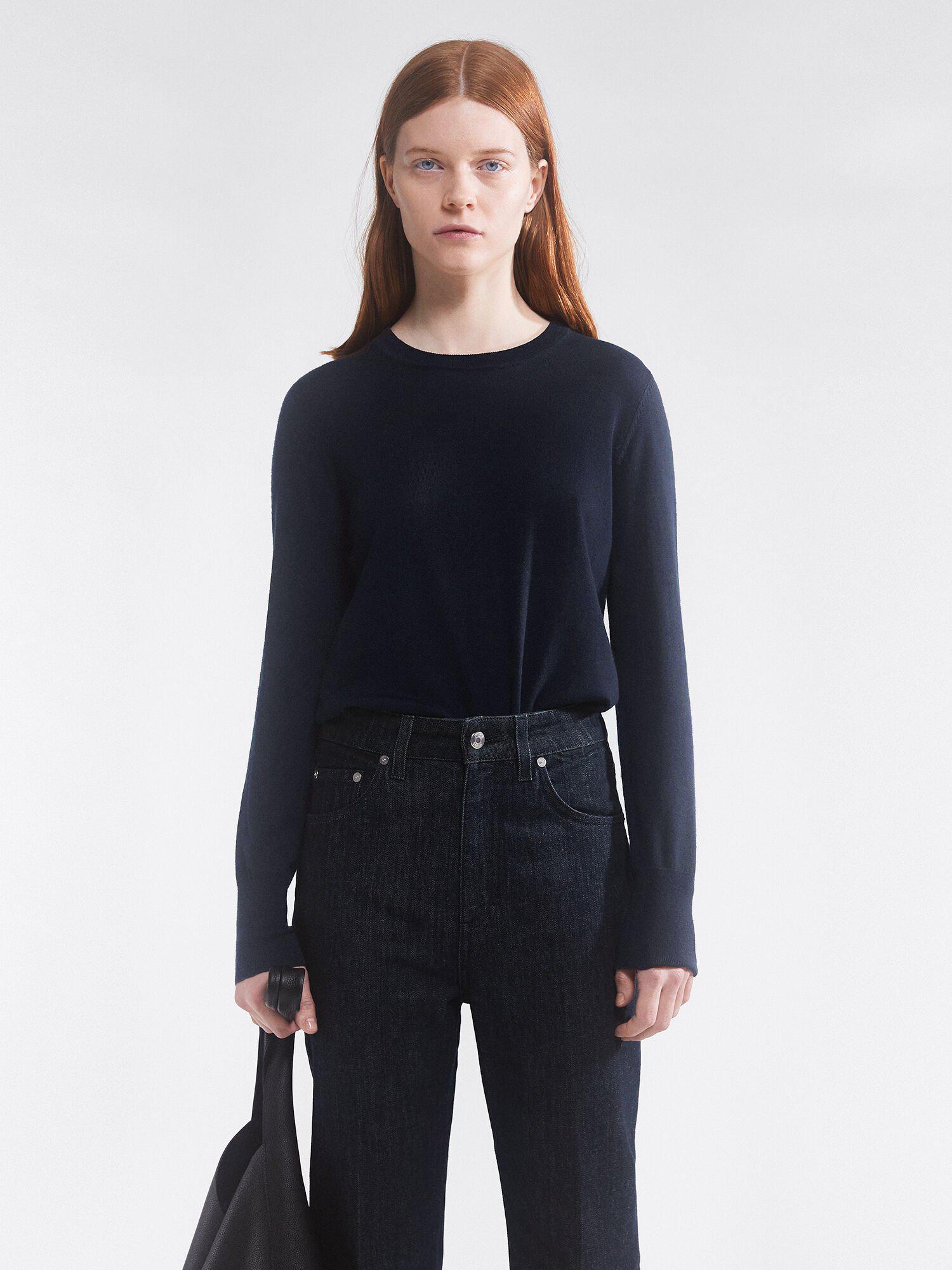 Merino R-neck Sweater by FILIPPA K
