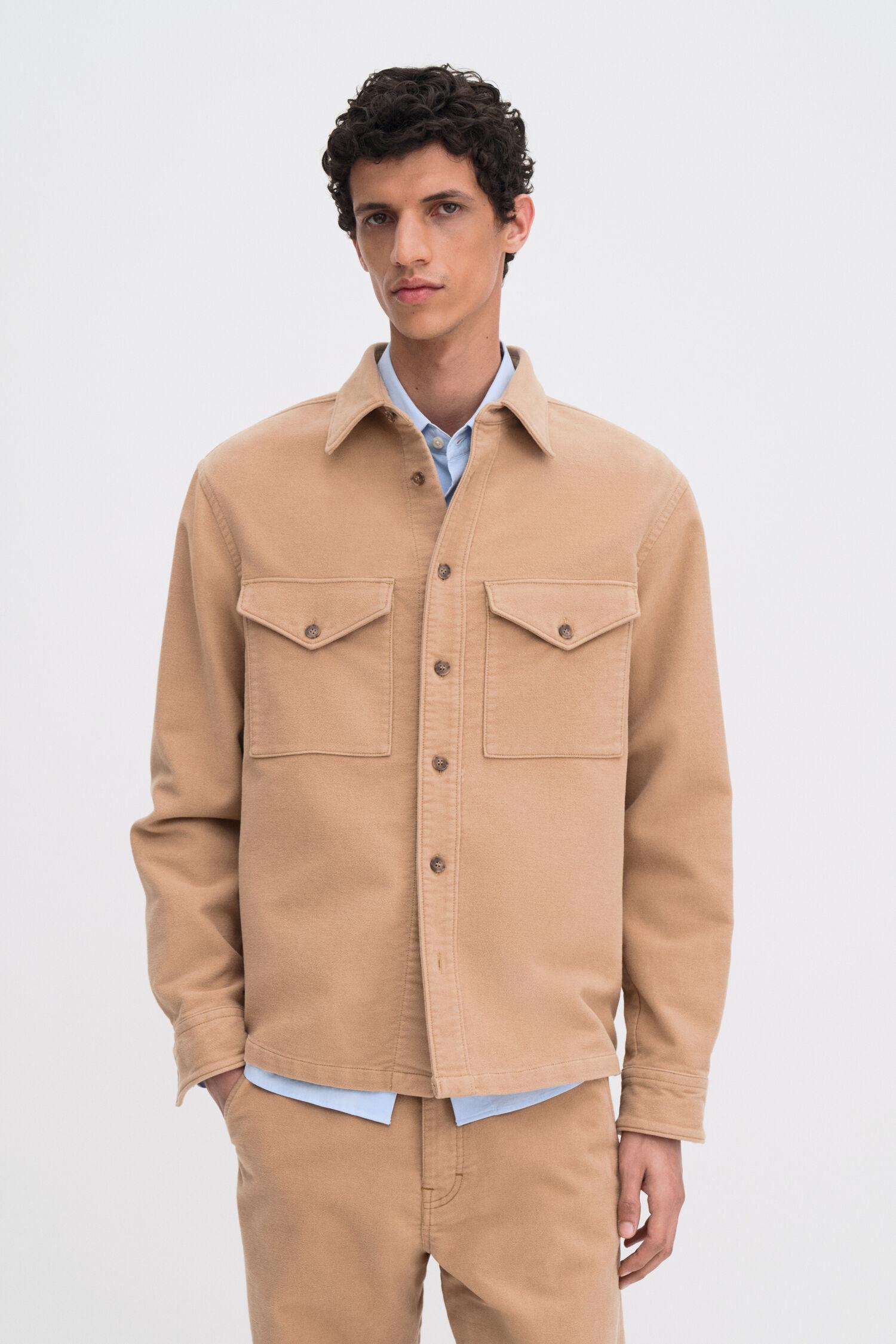 Moleskin Patch Pocket Overshir by FILIPPA K