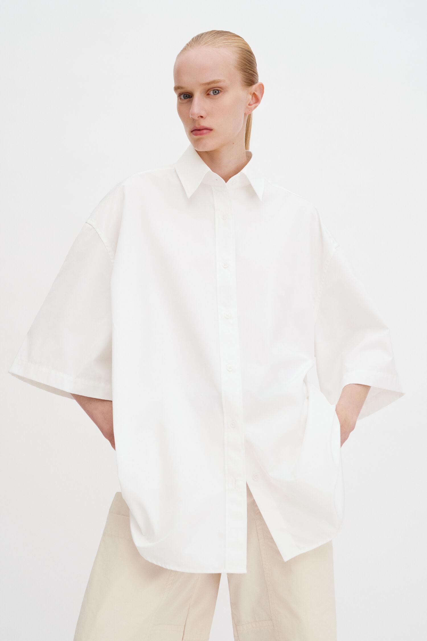 Oversized Short Sleeve Shirt by FILIPPA K