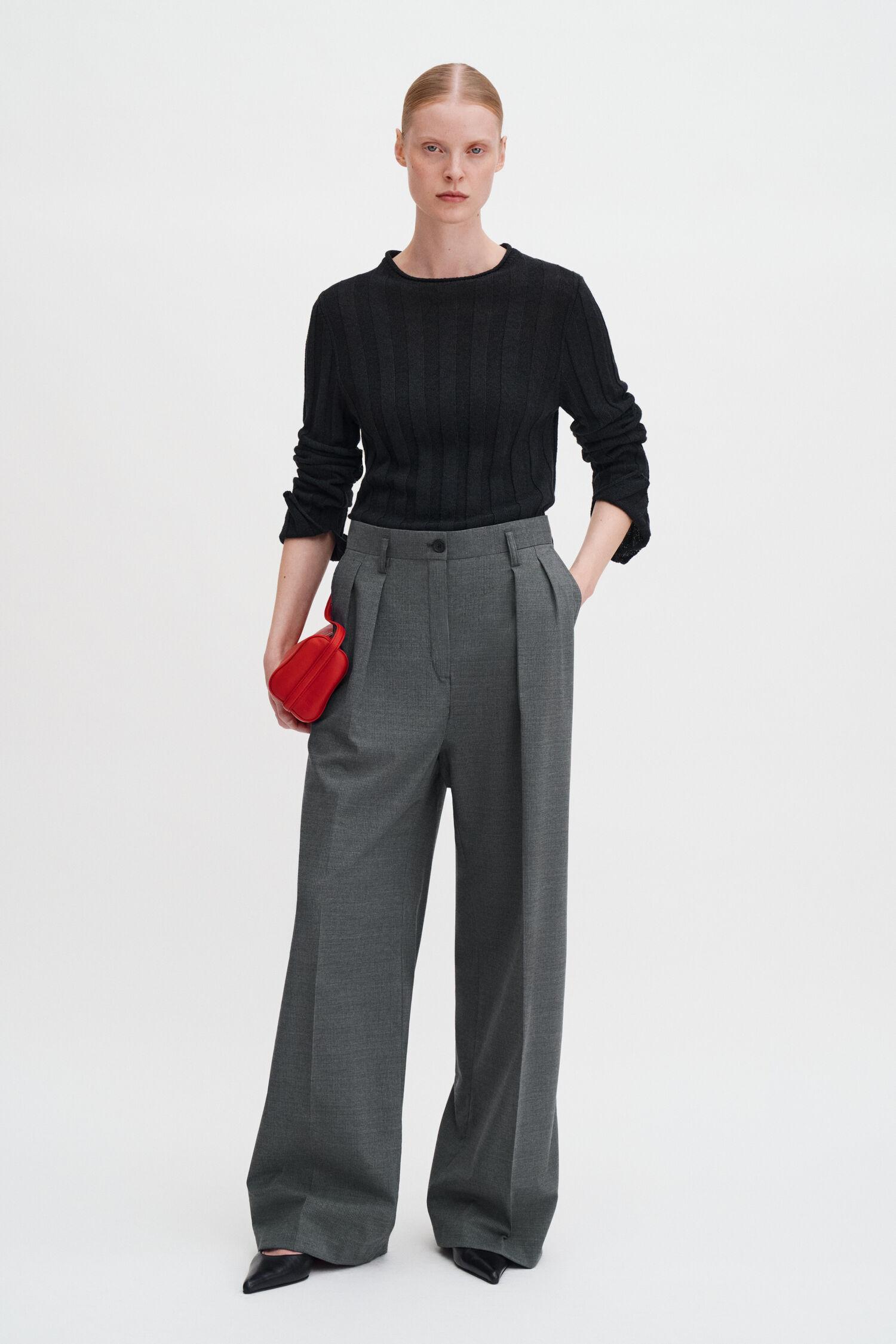 Paloma Pinstripe Trousers by FILIPPA K