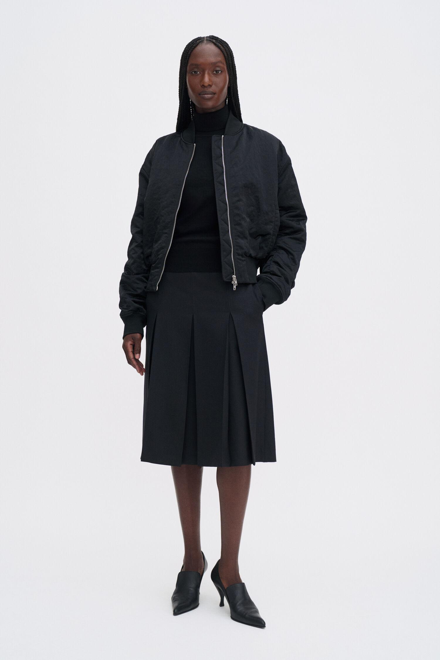 Pleated Wool Skirt by FILIPPA K