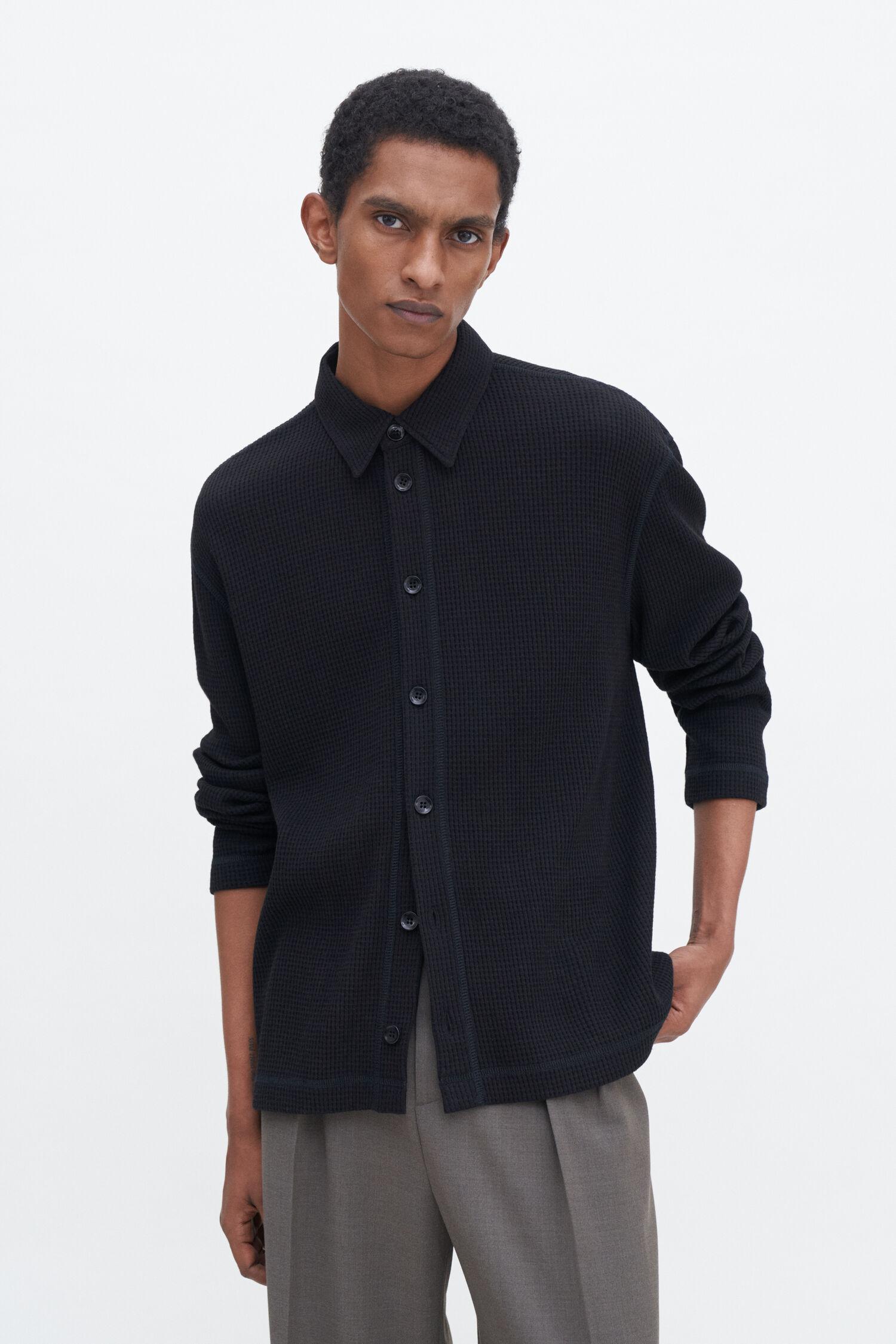 Relaxed Waffle Shirt by FILIPPA K