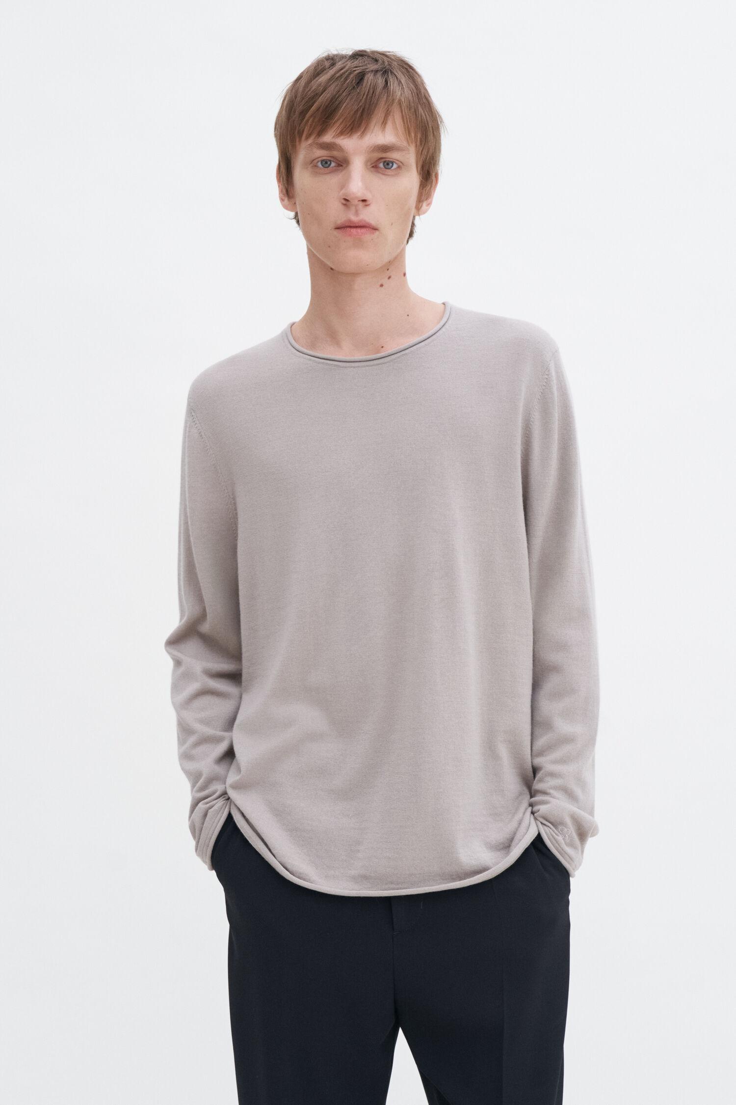 Rolled Edge Knit Sweater by FILIPPA K