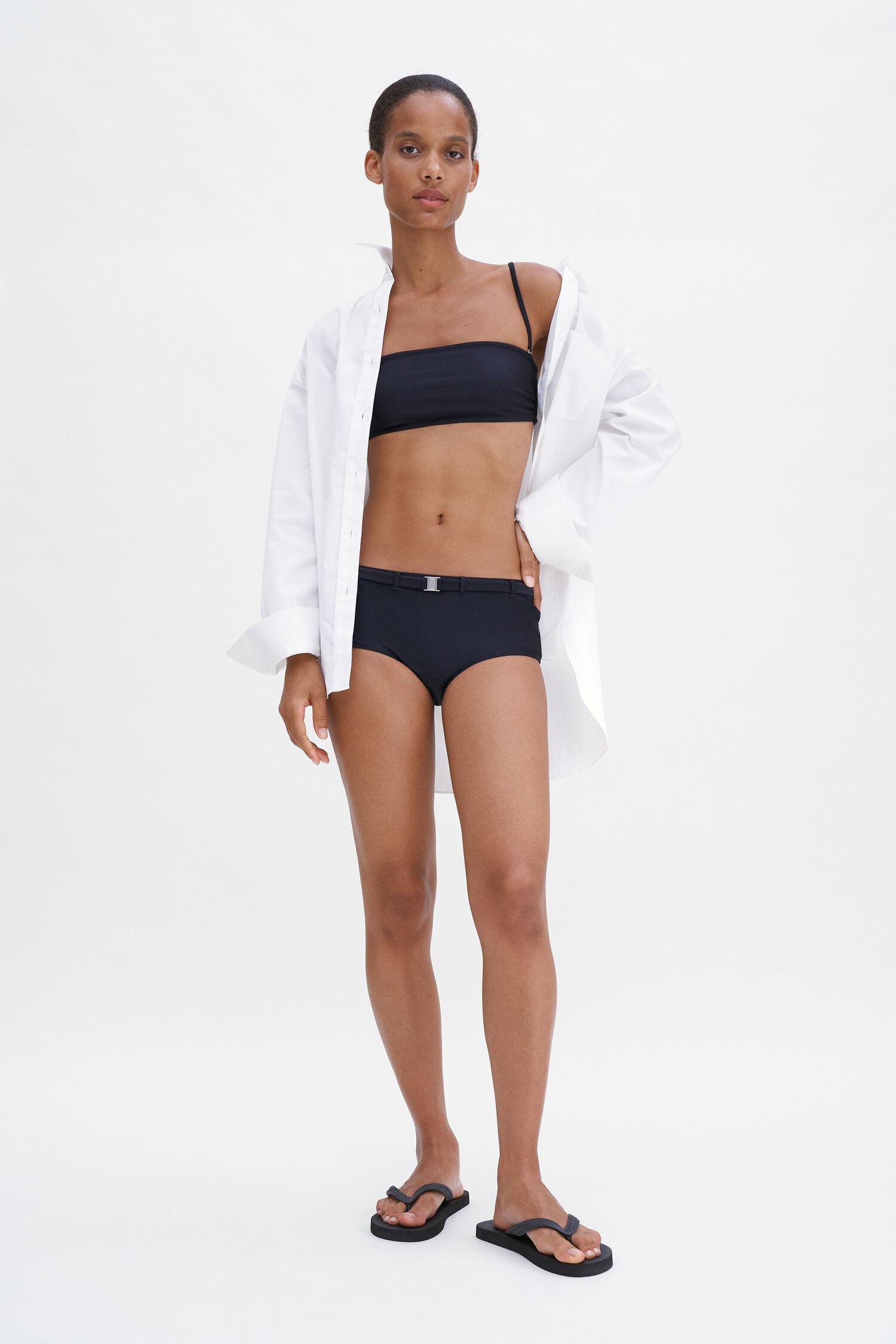 Shimmer Bandeau Bikini Top by FILIPPA K