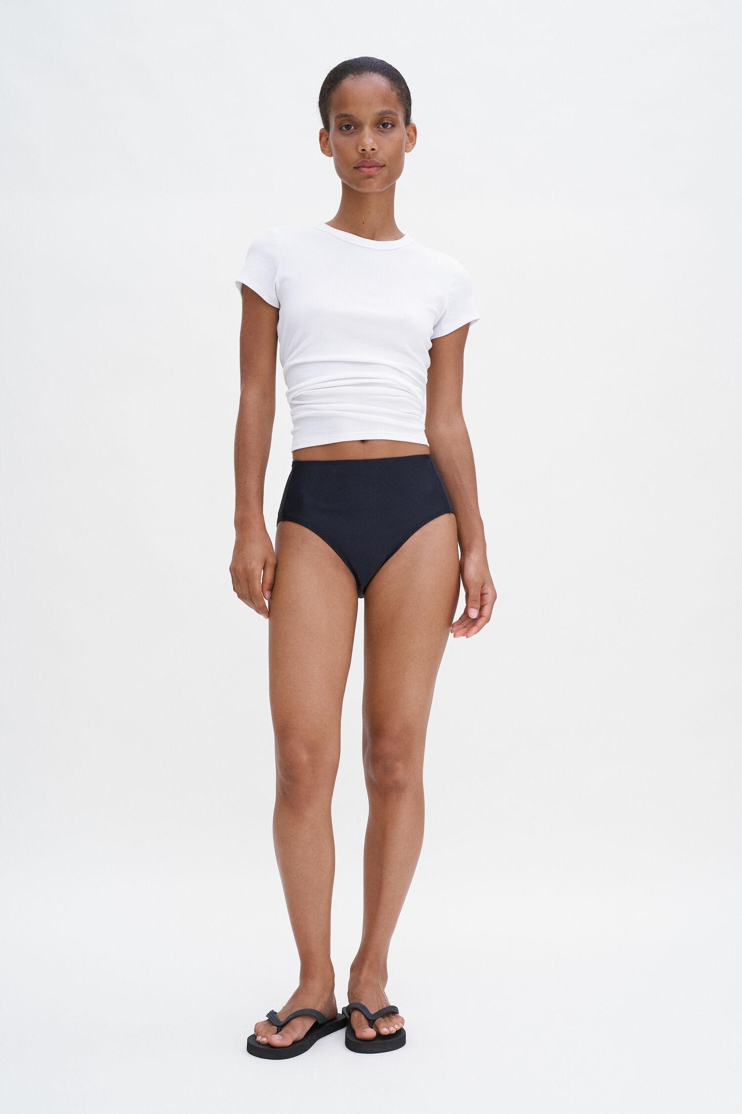 Shimmer High Waist Bikini Bott by FILIPPA K