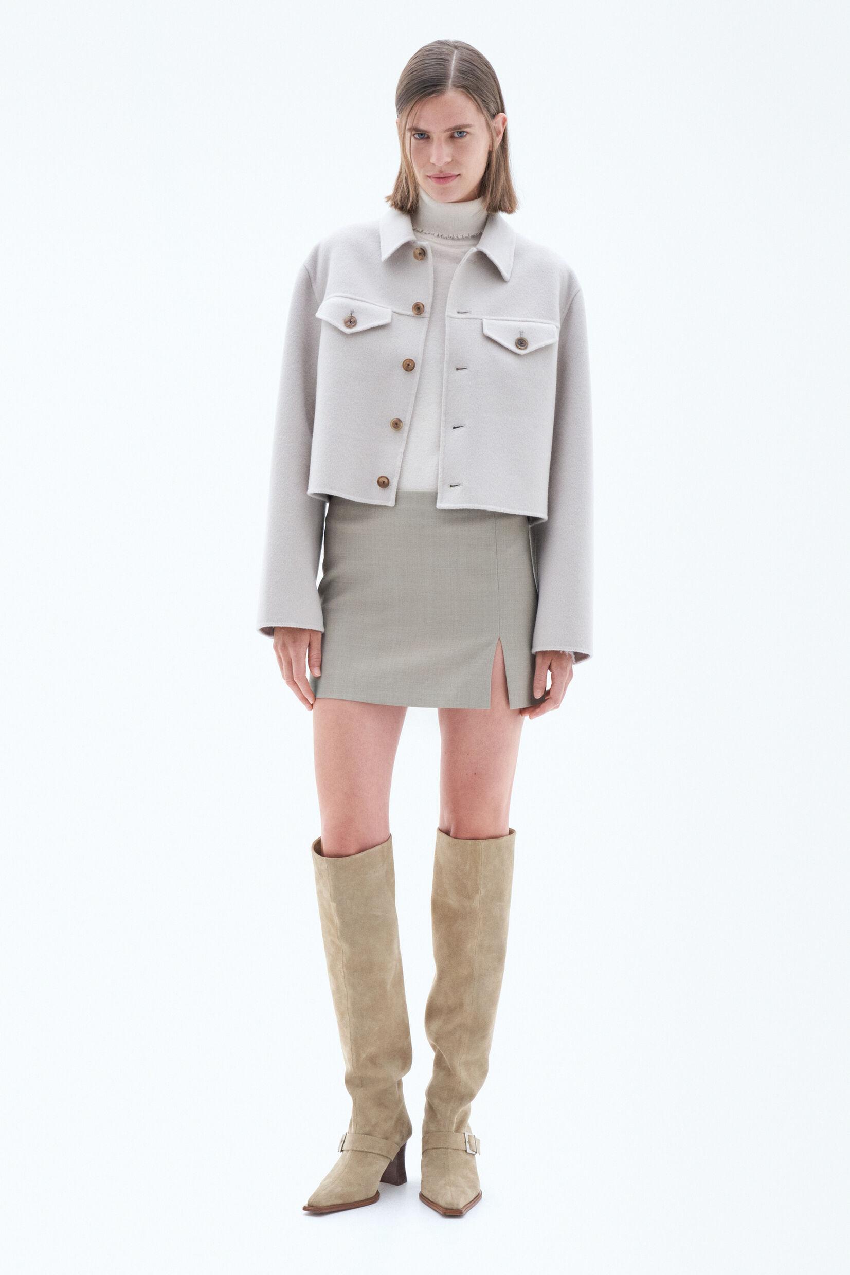 Short Wool Cashmere Jacket by FILIPPA K