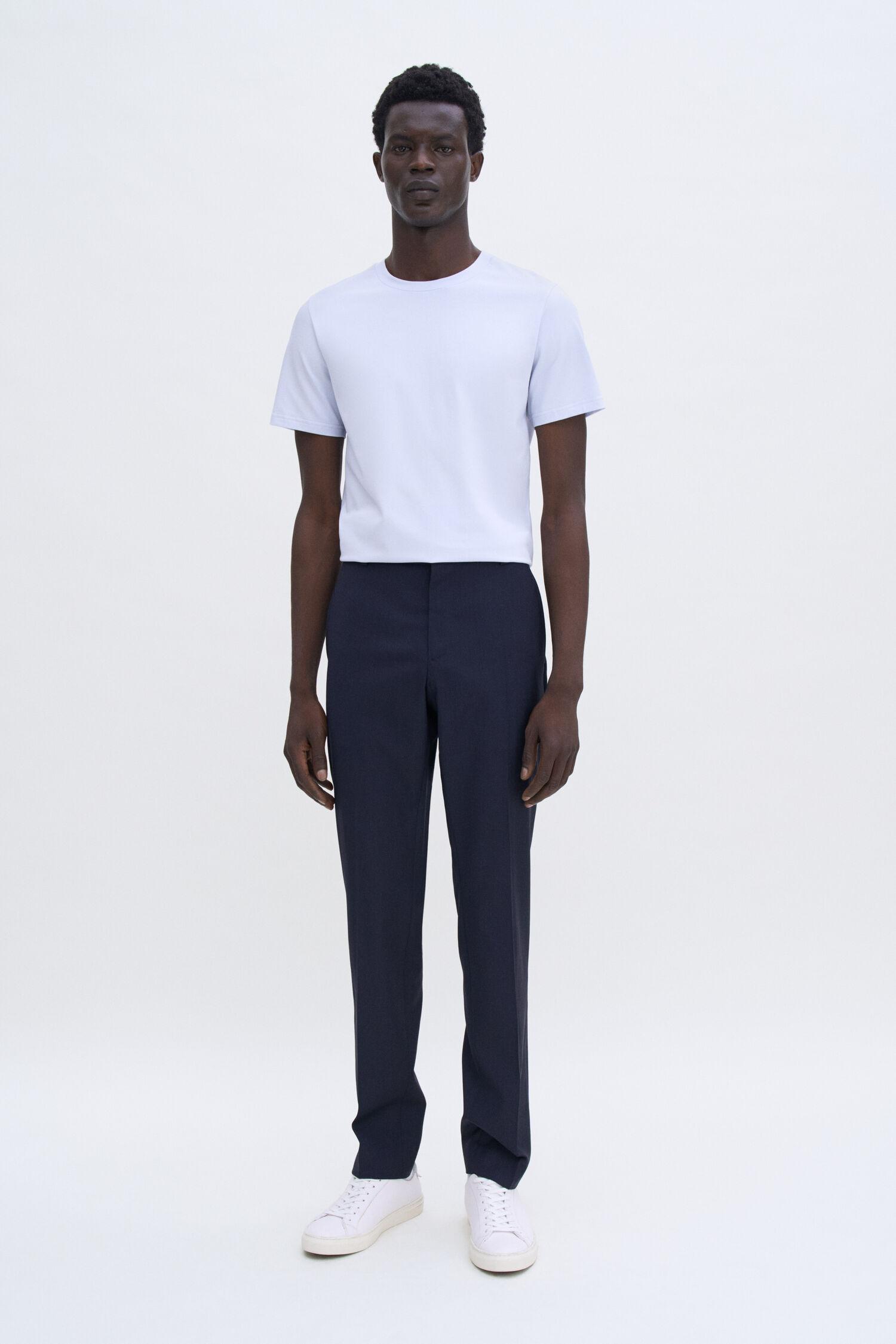 Slim Tapered Wool Trousers by FILIPPA K