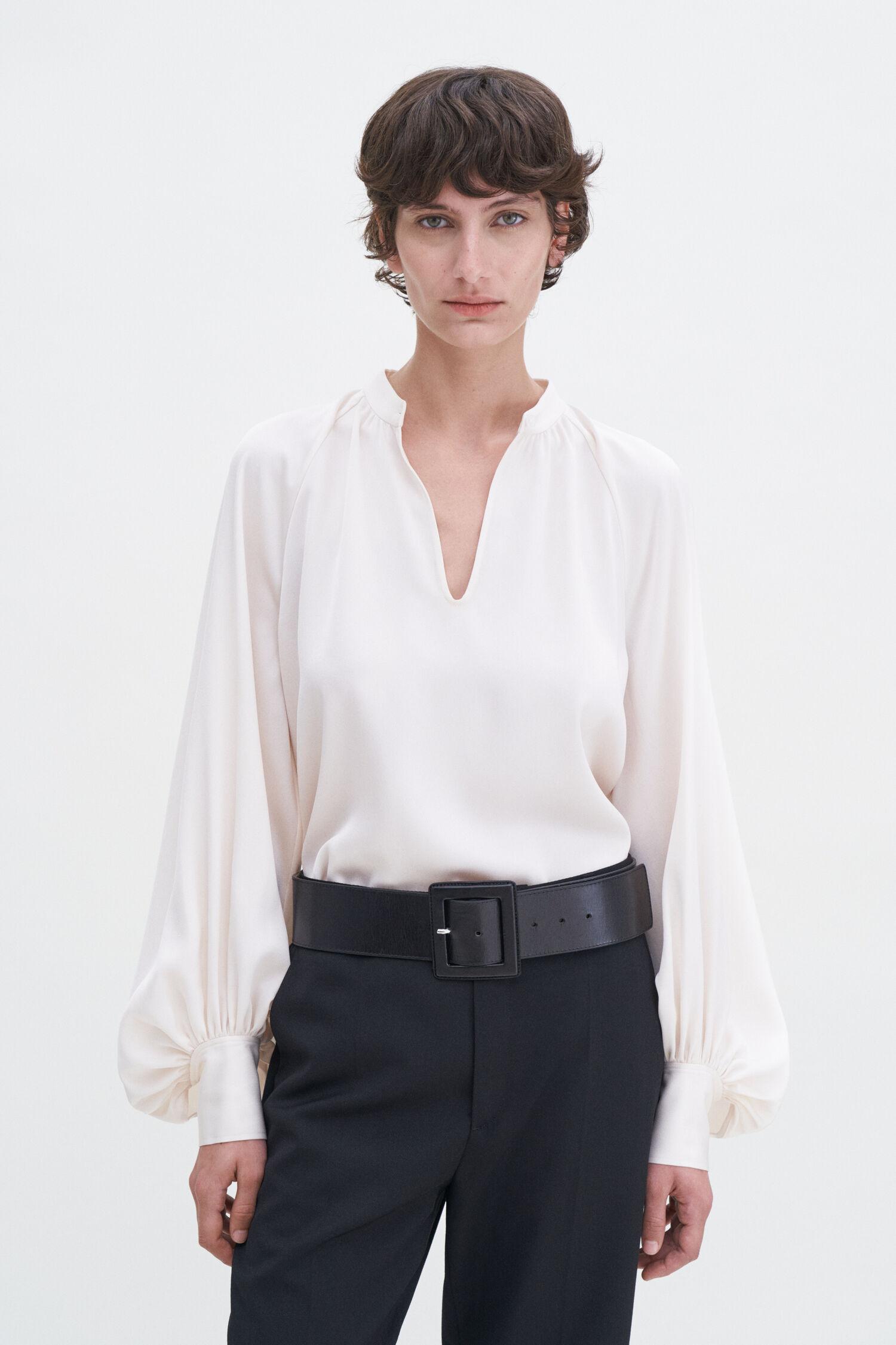 Stand Collar Blouse by FILIPPA K