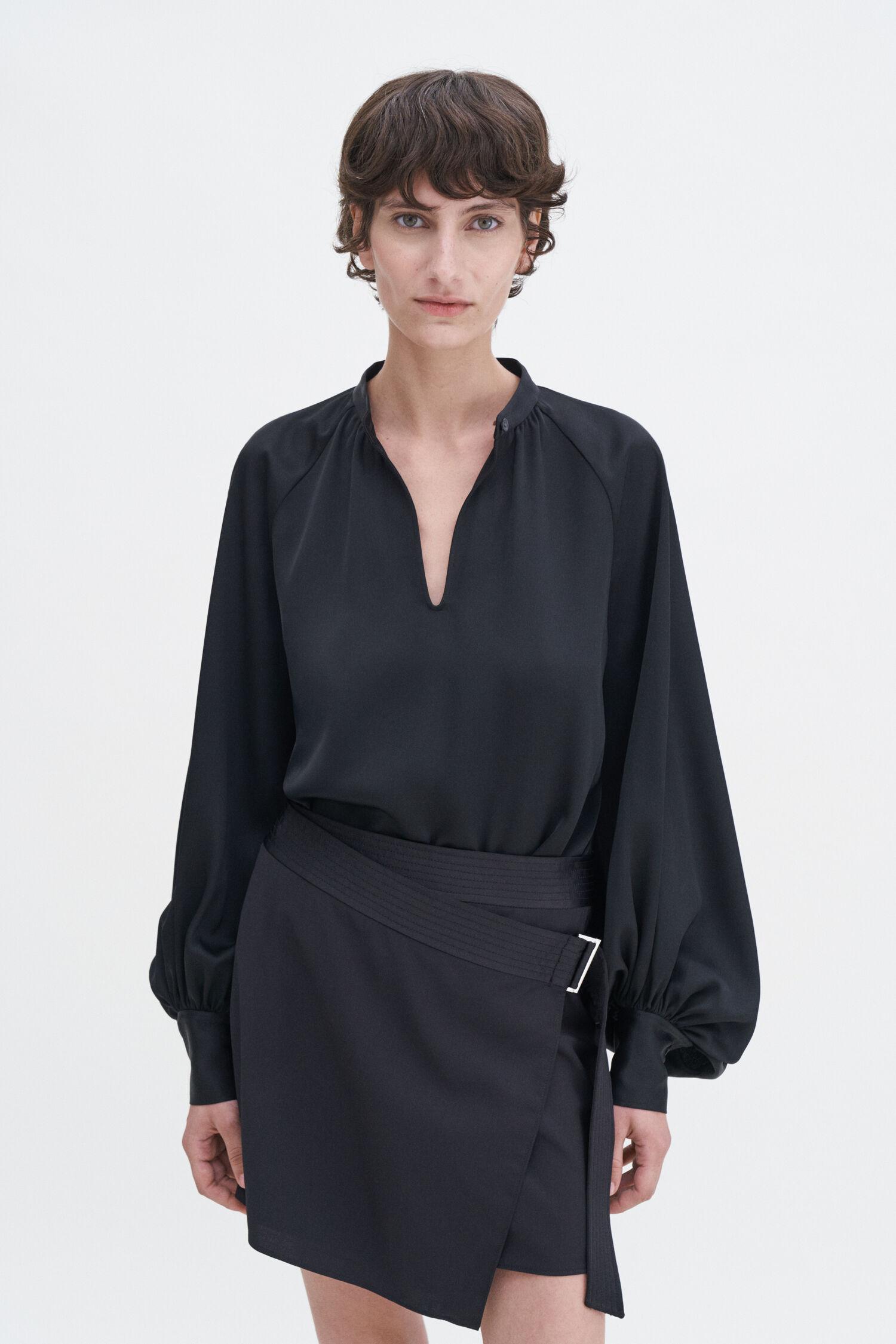 Stand Collar Blouse by FILIPPA K