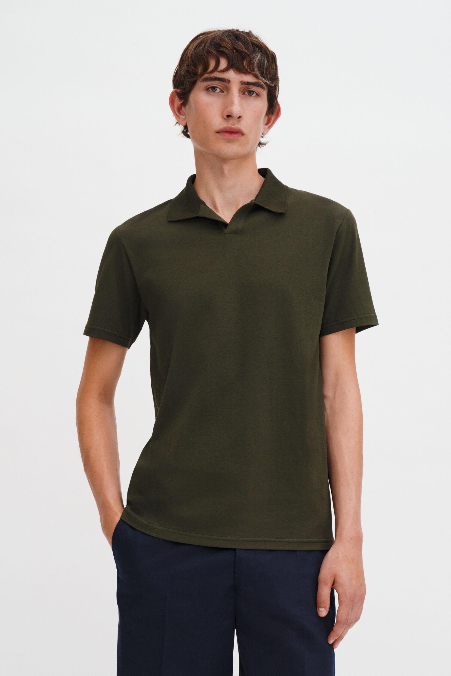 Stretch Cotton Polo T-Shirt by FILIPPA K