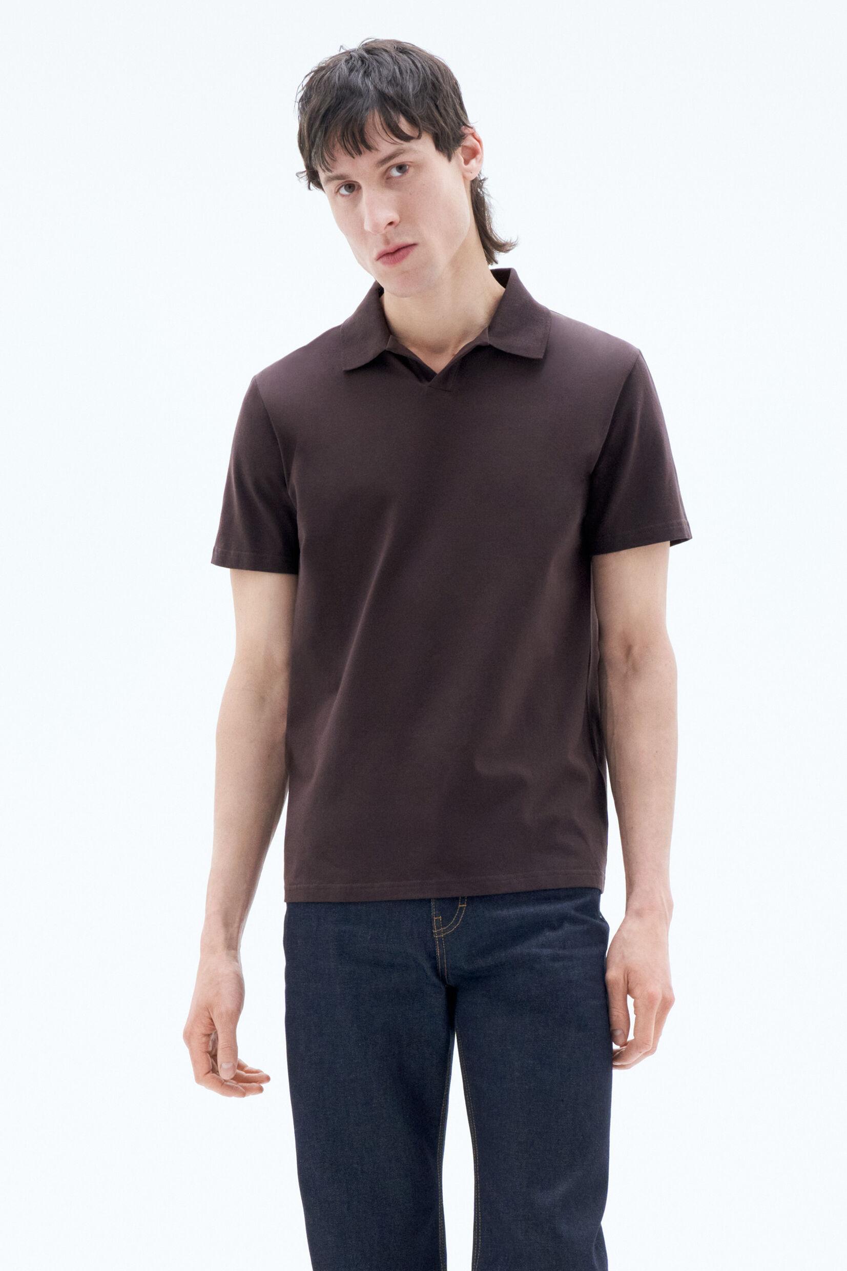 Stretch Cotton Polo T-Shirt by FILIPPA K