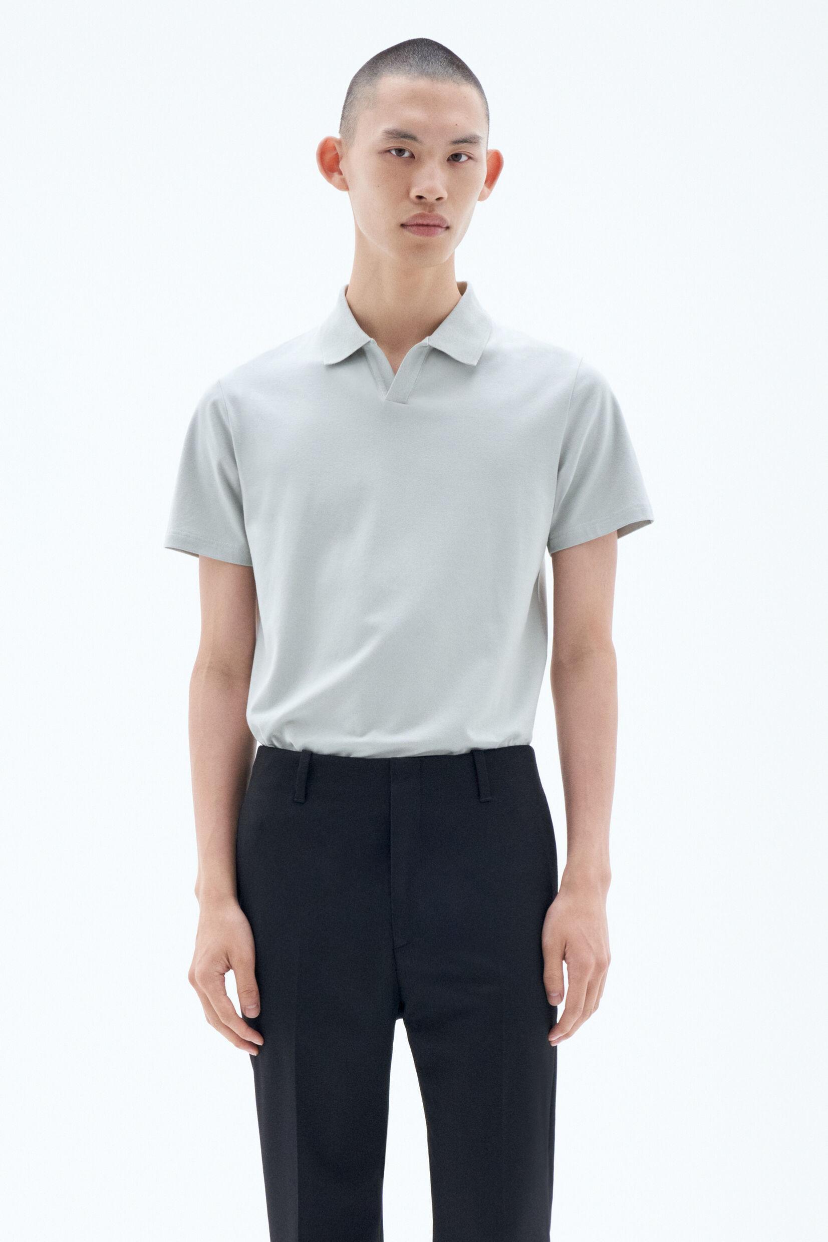 Stretch Cotton Polo T-Shirt by FILIPPA K