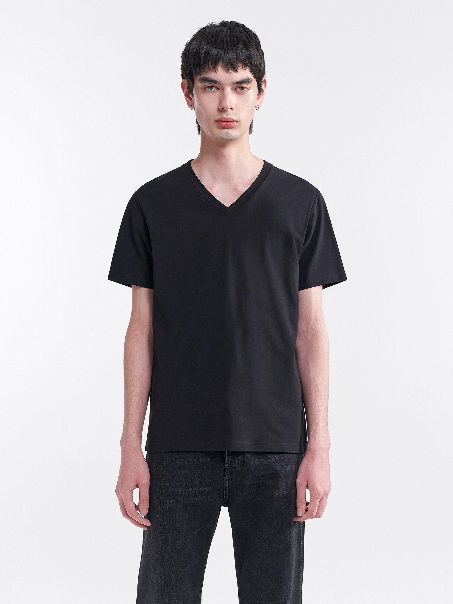 Stretch V-Neck Tee by FILIPPA K