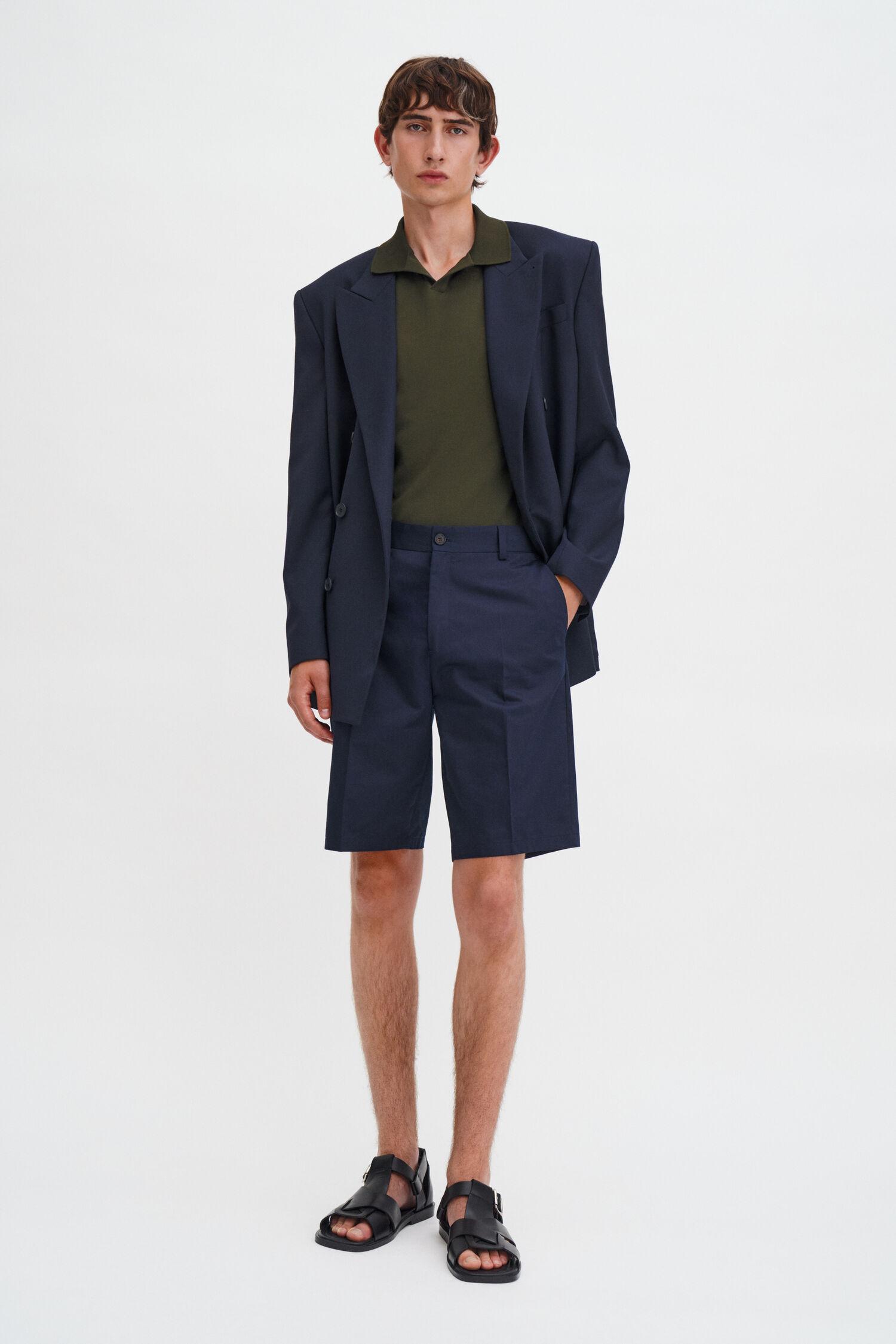 Tailored Cotton Chino Shorts by FILIPPA K