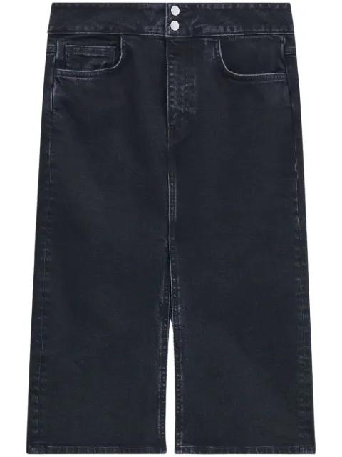 Trucker denim skirt by FILIPPA K