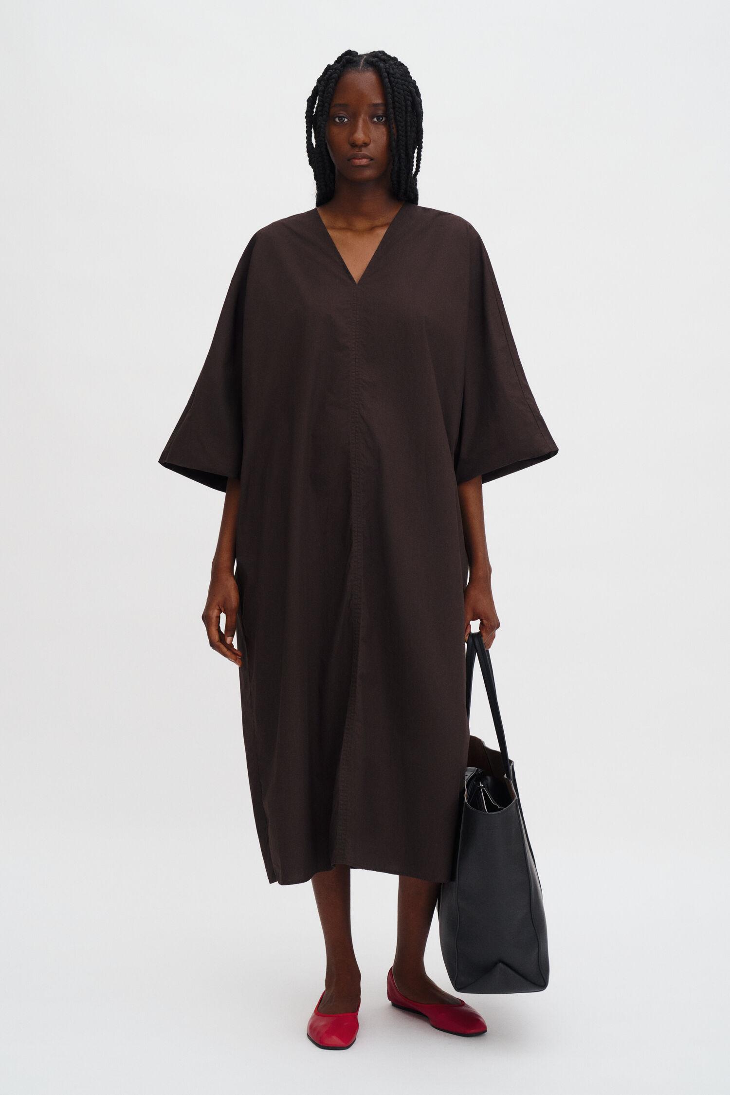 V-Neck Cotton Kaftan by FILIPPA K