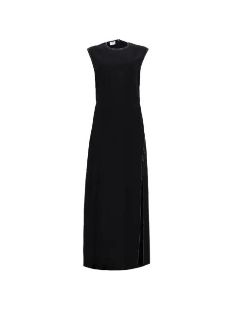 contrast stitching dress by FILIPPA K