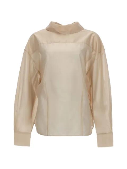 fold collar blouse by FILIPPA K