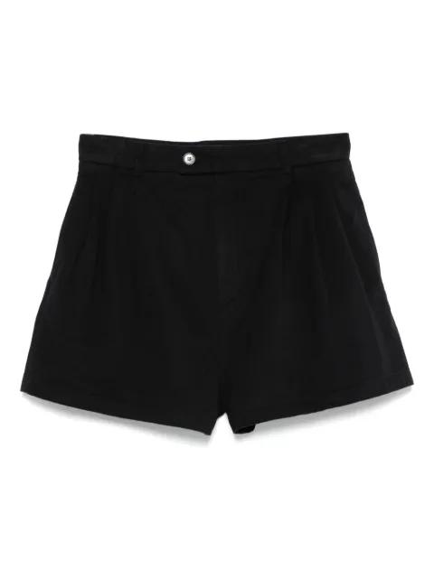 high-waisted pleated shorts by FILIPPA K