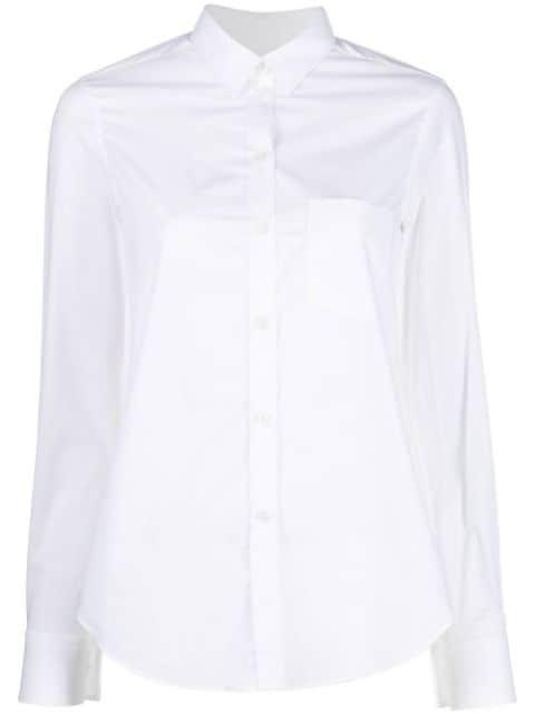 long-sleeve button-up shirt by FILIPPA K