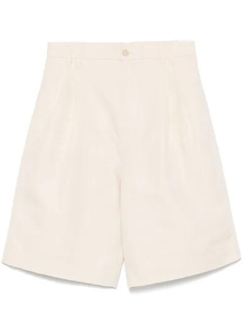 relaxed pleated shorts by FILIPPA K