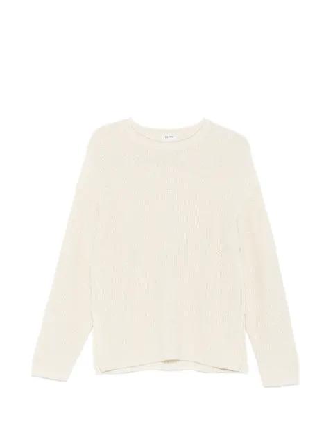 ribbed-knit dropped-shoulder sweater by FILIPPA K