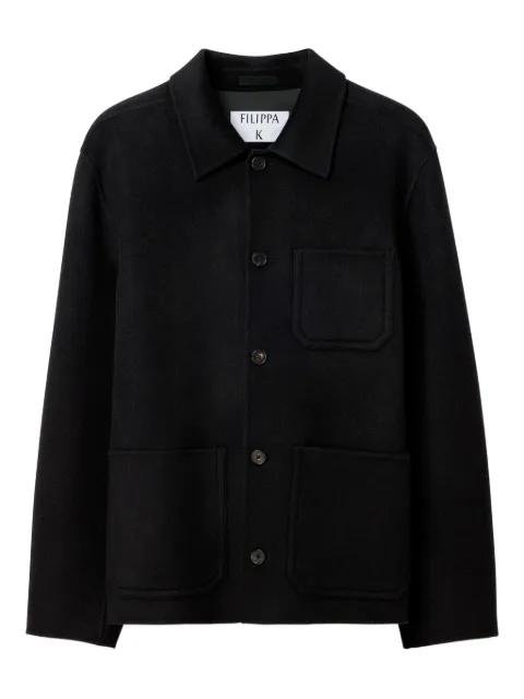 wool shirt jacket by FILIPPA K