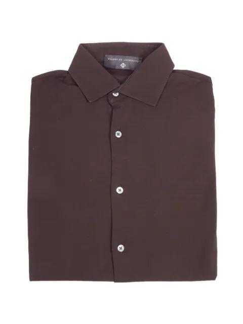 button-down cotton shirt by FILIPPO DE LAURENTIIS