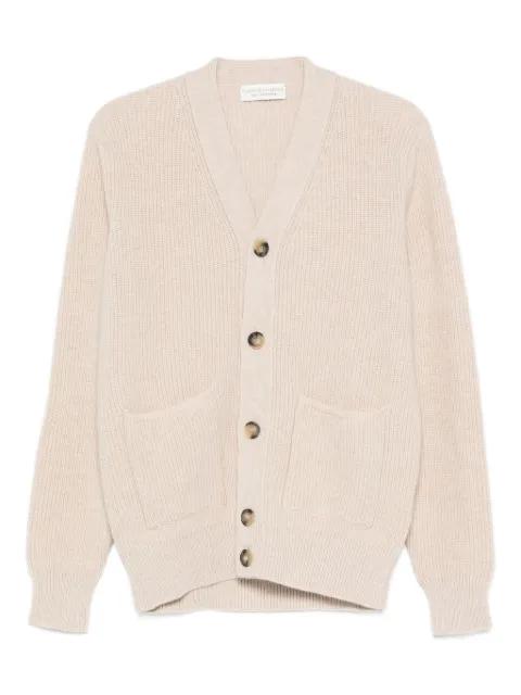 button pocket cardigan by FILIPPO DE LAURENTIIS