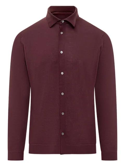buttoned long-sleeve shirt by FILIPPO DE LAURENTIIS