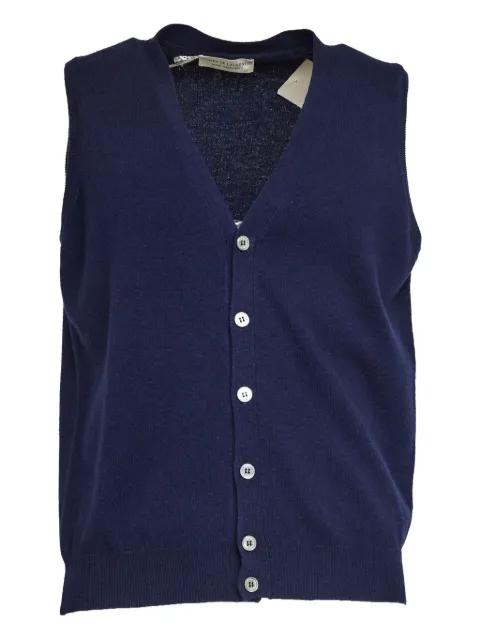 buttoned wool waistcoat by FILIPPO DE LAURENTIIS