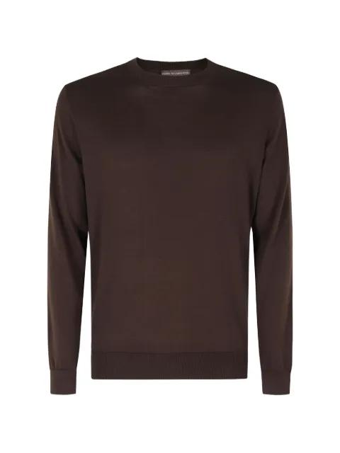 crew-neck long-sleeve sweater by FILIPPO DE LAURENTIIS