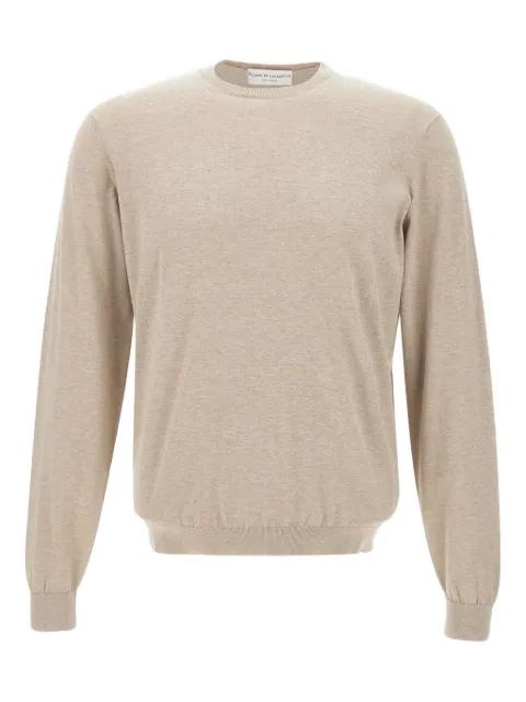 crew-neck long-sleeve sweater by FILIPPO DE LAURENTIIS