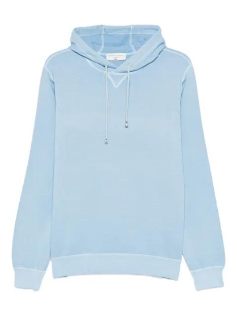 drawstring-fastening cotton hoodie by FILIPPO DE LAURENTIIS