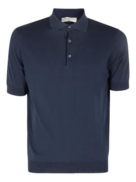 fine-knit polo shirt by FILIPPO DE LAURENTIIS