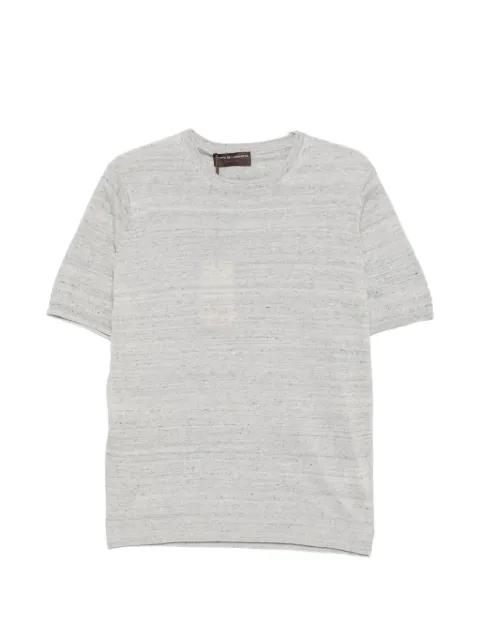 fine-knit short-sleeve T-shirt by FILIPPO DE LAURENTIIS