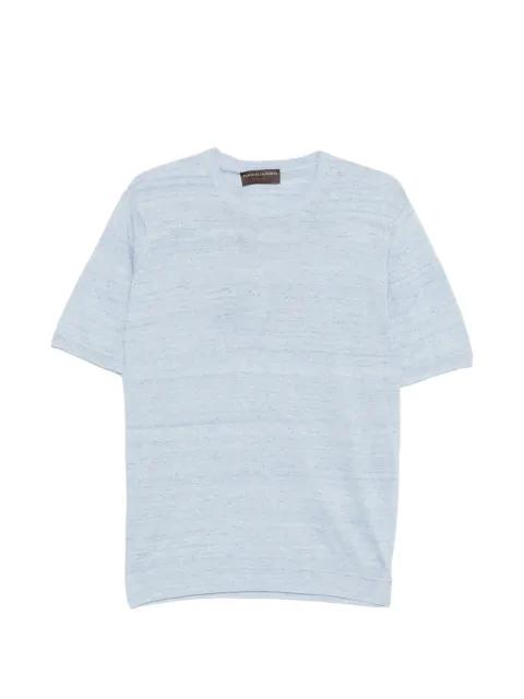 fine-knit short-sleeve T-shirt by FILIPPO DE LAURENTIIS