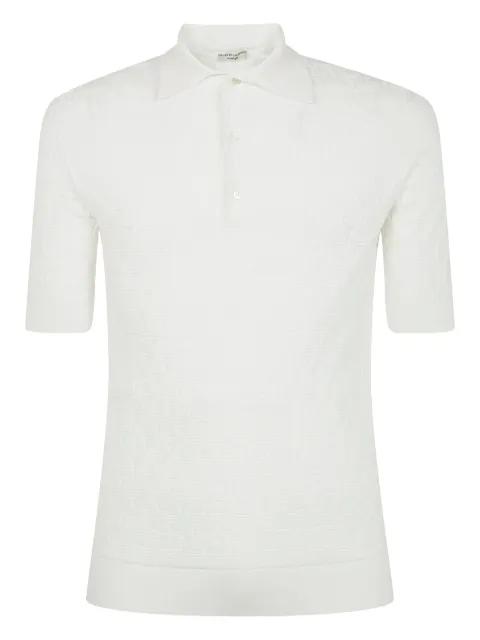knitted polo shirt by FILIPPO DE LAURENTIIS