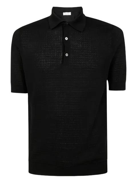 knitted polo shirt by FILIPPO DE LAURENTIIS