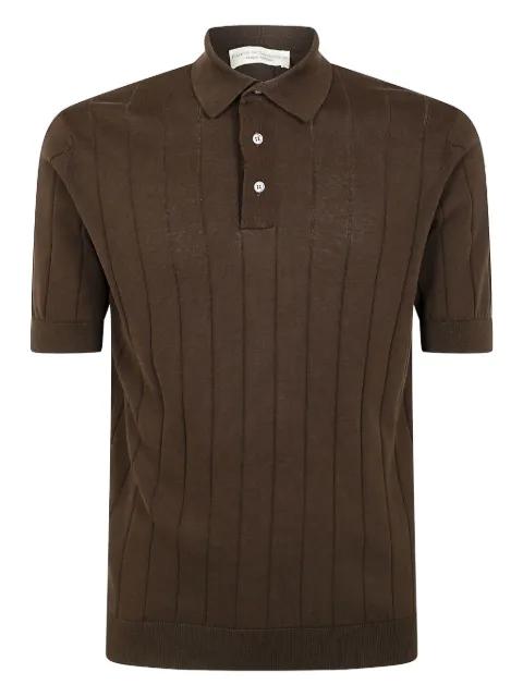 knitted polo shirt by FILIPPO DE LAURENTIIS