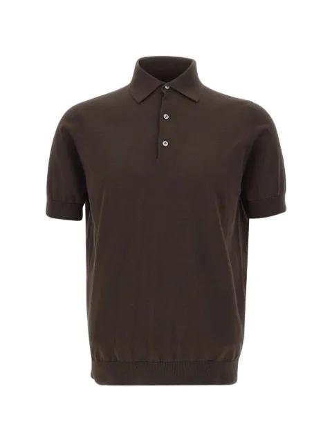 knitted polo shirt by FILIPPO DE LAURENTIIS