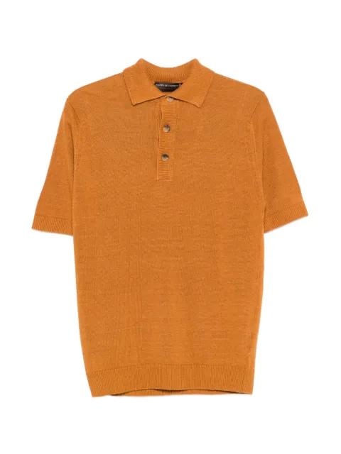 knitted polo shirt by FILIPPO DE LAURENTIIS