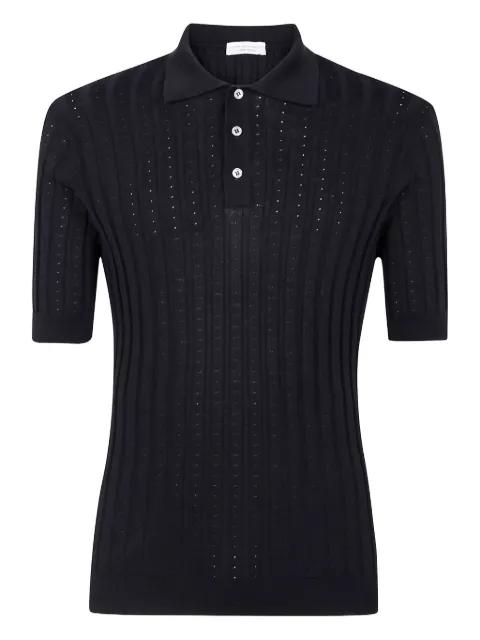 knitted polo shirt by FILIPPO DE LAURENTIIS