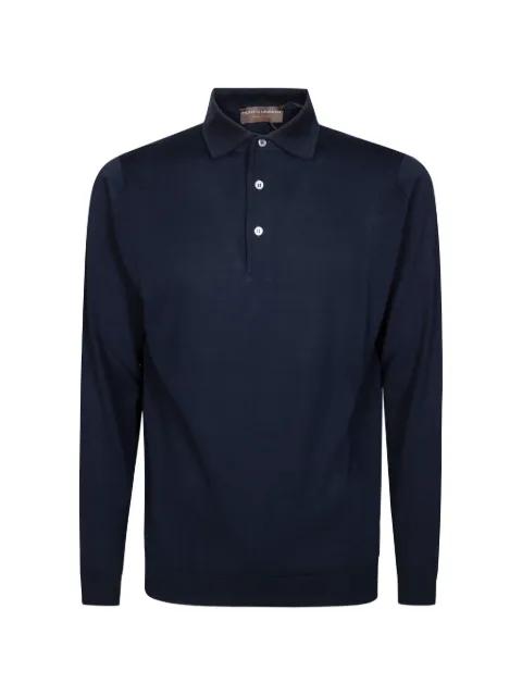 long-sleeve polo shirt by FILIPPO DE LAURENTIIS