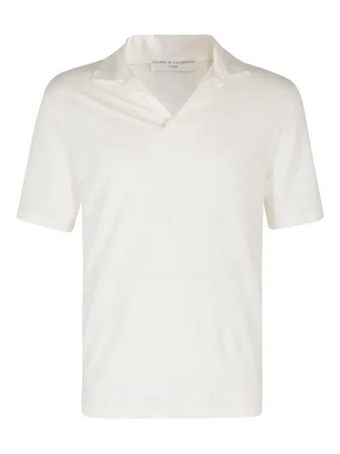polo-collar T-shirt by FILIPPO DE LAURENTIIS